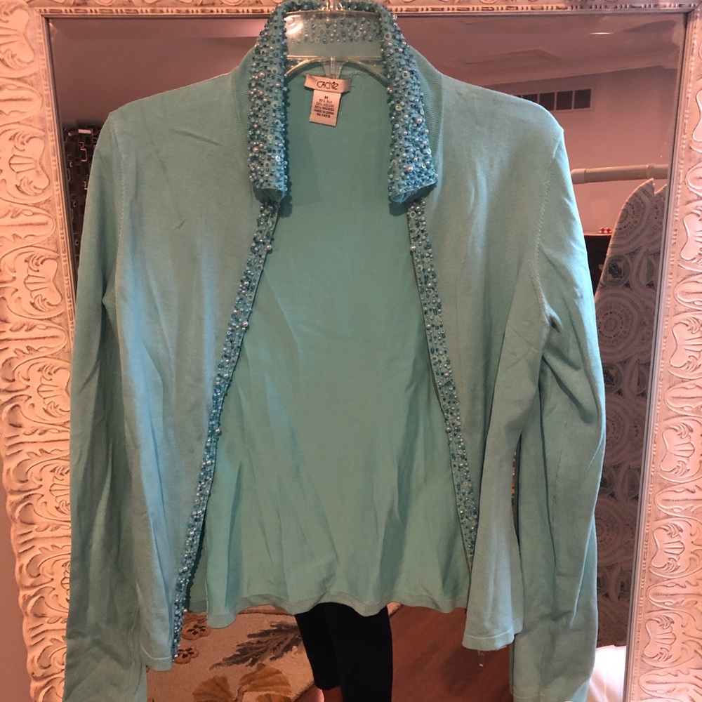 Aqua Cache cardigan sweater size Medium